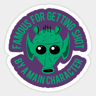 Greedo Got Shot Sticker